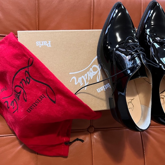 Christian Louboutin shoes, size 39 like 37,5, black - Picture 1 of 4